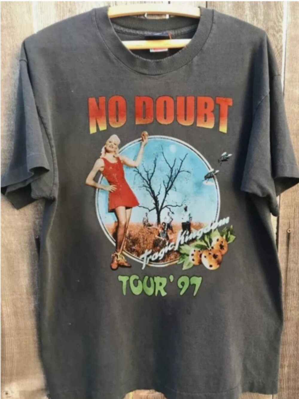 No Doubt Vintage Tragic Kingdom Tour 97 Band Tee Retro Y2K Grunge Shirt